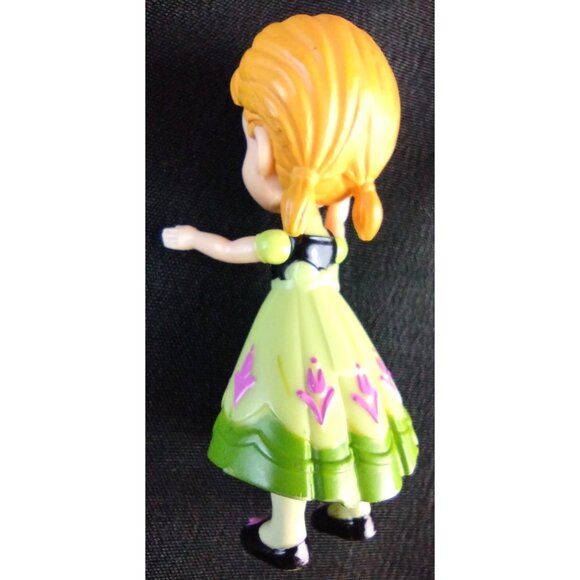 Disney Princess Dolls 2 Belle Beauty and Beast Anna Frozen Miniature Kid Toys - Picture 7 of 12